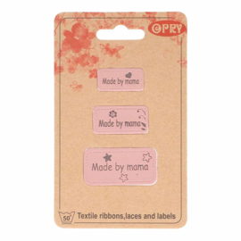 OPRY SKAI-LEREN LABELS MADE BY MAMA - Roze
