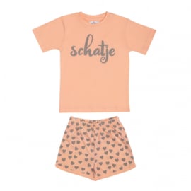 Fun2wear - Schatje Shortama - Peach Skin - maat 92