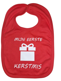 Mijn eerste kerstmis slab rood