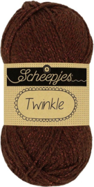 SCHEEPJES TWINKLE 50G - 939- DONKERBRUIN