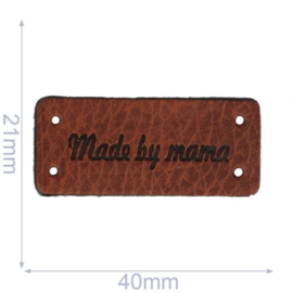 LEREN LABELS MADE BY MAMA 40X21MM