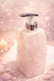 Zeepdispenser van Rozenkwarts