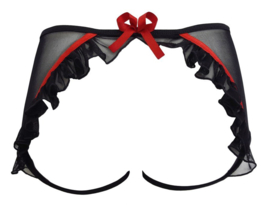 Beauty Night - Doris- Slip-  zwart/rood