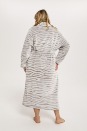 Italian Fashion ASMA  hoogwaardige badjas  voor vrouwen- grijs