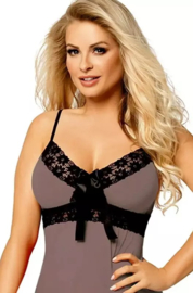 DKaren Cassidy  | nachthemd voor dames | viscose | cappuccino |