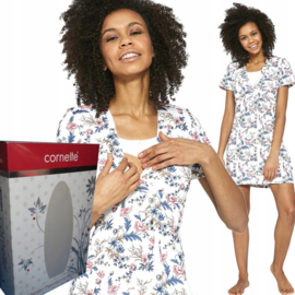 Cornette | Vicky | comfortabel katoenen nachthemd |zwangerschap | 100 % katoen