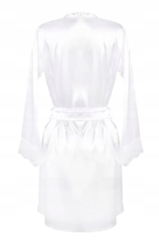 DKaren Gina elegante satijnen kimono - wit