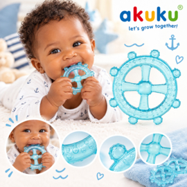 AKUKU Waterbijtring Anker – Verkoelende Bijtring – Vanaf 3 maanden