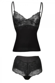 Shortama  van  DKaren - Azalia - zwart - zachte viscose