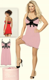DKaren Cassidy  | nachthemd voor dames | viscose | poeder roze |