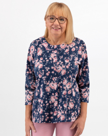 Martel Maria dames pyjama- mouwen 3/4 - 100 % katoen