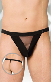 SoftLine Collection |  Sexy transparante heren string  | zwart | korting | sale
