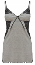Lara  zachte viscose chemise  ecru