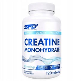 SFD Creatine Monohydrate – 120 tabletten – 1500 mg per portie – 40 porties