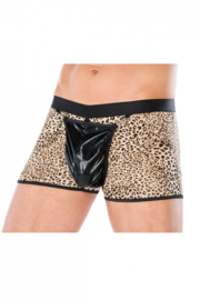 Andalea- sexy boxershort voor heren- panterprint/zwart