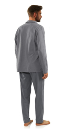 Sesto senso- pyjama- graphite kleur- lange mouwen- 100 % katoen