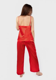 Iga. -  hoogwaardige satijnen pyjama - rood