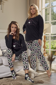 Italian Fashion GALIA dames pyjama lange mouwen