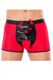 Andalea DEVIL heren boxer - rood/zwart