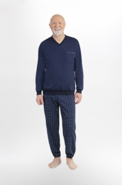Martel Karol - pyjama marineblauw-100% katoen