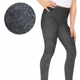 Moraj-  Meisjes legging a'la jeans- zwart