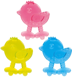 Canpol Babies vogel bijtring voor baby's - 0m+ Rood