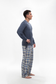 Martel- Bartek- pyjama- marineblauw- 100% katoen - gemaakt in Europa