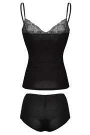 Shortama  van  DKaren - Azalia - zwart - zachte viscose