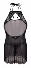 DKaren - Ruta  -  chemise met string- zwart