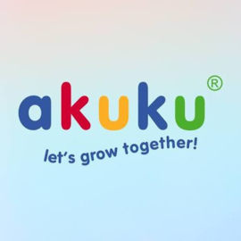 Akuku | Teddybeer | siliconen bijtring | hanger | grijs 0+ maanden