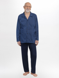 Martel- Antoni- pyjama- marineblauw- 100% katoen