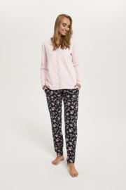 Italian Fashion LEONIA  dames pyjama lange broek en mouwen