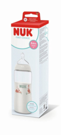 NUK | First Choice+ | babyfles 360 ml | Kangaroo Taupe | 6 maanden + | speen maat : XL |