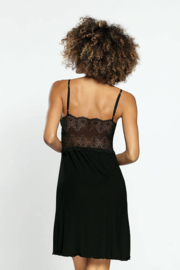DKaren| Cindy  | mooie nachthemd voor dames | viscose | zwart | maten : S- 2XL |