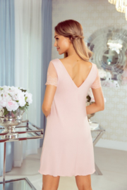 Luxueuze slipdress met kant - Eldar Ismena Lichtroze | KORTING | SALE