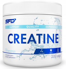 SFD Pure Creatine – 200 capsules – creatinemonohydraat + taurine