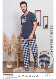 Vienetta -3-Delige comfortabele heren pyjama set