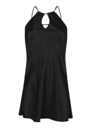 Satijnen nachthemd  | DKaren Cortney | zwart | strand jurk |