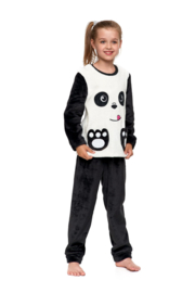 Moraj warme panda-kinderpyjama/huispak  - stof zoals bont