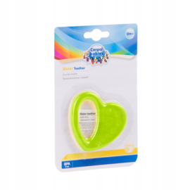 Canpol Babies hart waterbijtring voor baby's - 0m+ Geel