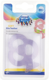 Canpol Babies transparante elastische bijtring - 3+m