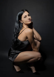 DKaren satijnen korte pyjama - satijn shortama set  - zwart