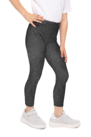 Moraj-  Meisjes legging a'la jeans- zwart