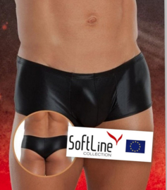 SoftLine Collection - Spannende zijden herenslip Zwart