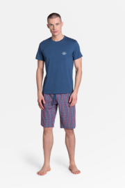 Henderson Zeroth heren pyjama donkerblauw