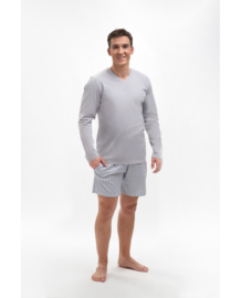 Martel- Piotr-  pyjama- grijs- 100% Katoen - gemaakt in Europa