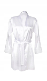 DKaren Gina elegante satijnen kimono - wit