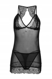 DKaren Aggie Babydoll met string zwart