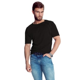 Mewa- T-shirt- Sprint- vegan zijde- zwart