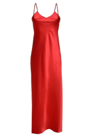 Iga  hoogwardige satijn slipdress  rood